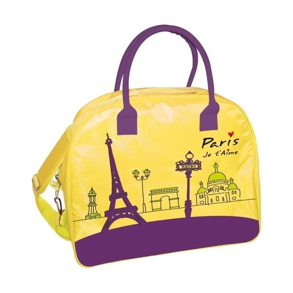 Žltá cestovná taška Incidence  Paris