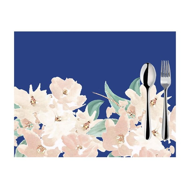 Súprava 2 modrých prestieraní Mike & Co. NEW YORK Honey Blossom, 33 x 45 cm