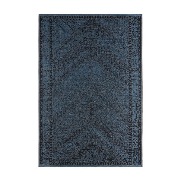 Tmavomodrý vonkajší koberec NORTHRUGS Mardin, 200 x 290 cm