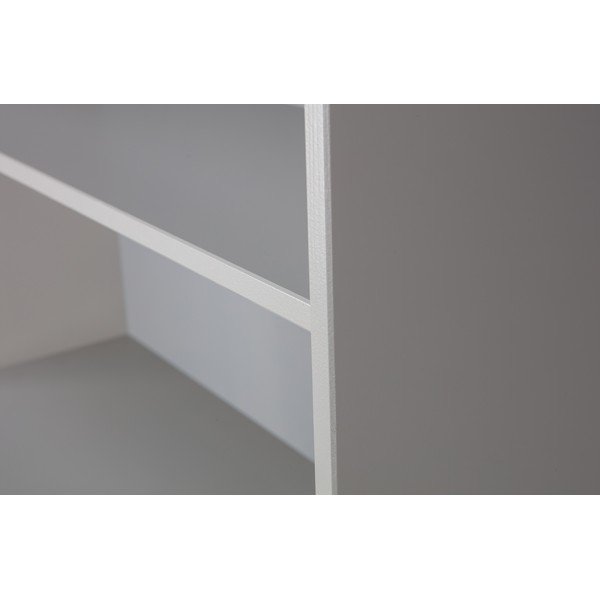 Svetlosivá modulárna knižnica z borovicového dreva 78x200 cm Madu – WOOOD-image-1