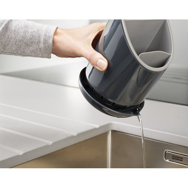 Sivý stojan na príbory a kuchynské nástroje Joseph Joseph Dock-image-1