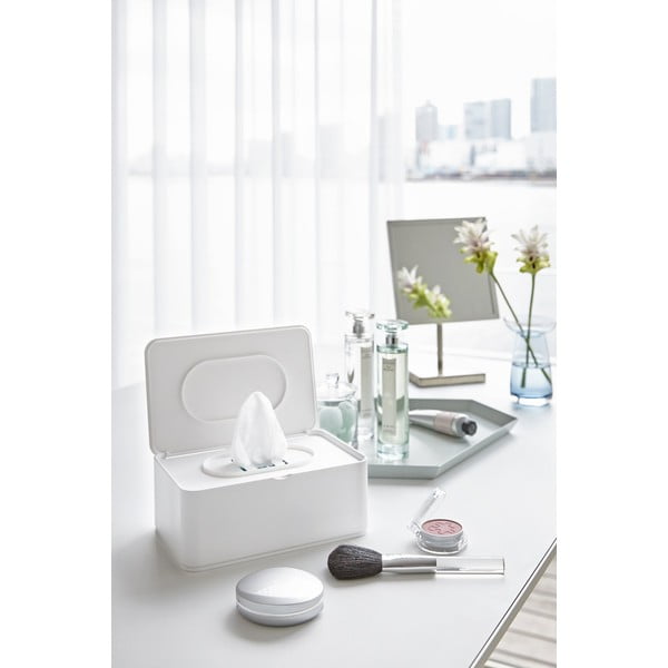 Biela škatuľka na vlhčené obrúsky YAMAZAKI Smart-image-1