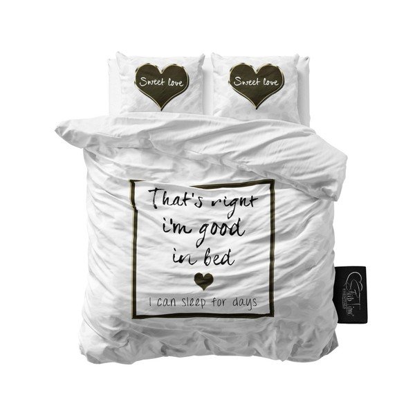 Obliečky z mikroperkálu Sleeptime In Bed, 200 x 220 cm