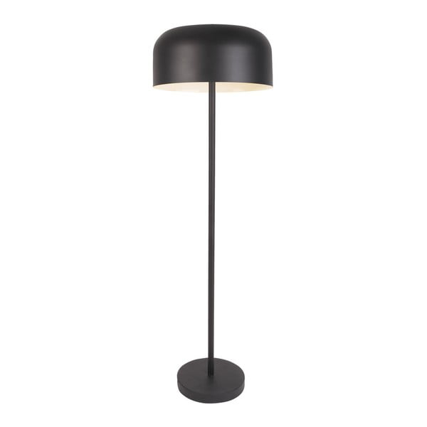 Čierna stojacia lampa Leitmotiv Capa, výška 150 cm