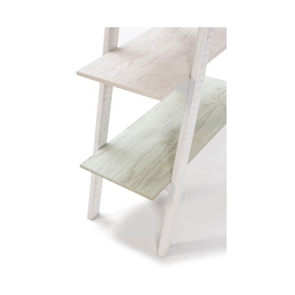 Biela detská knižnica s konštrukciou z borovicového dreva Marckeric Perle-image-4