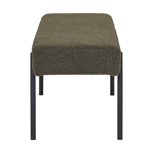 Tmavozelená lavica z textílie buklé Swindon – House Nordic-image-2