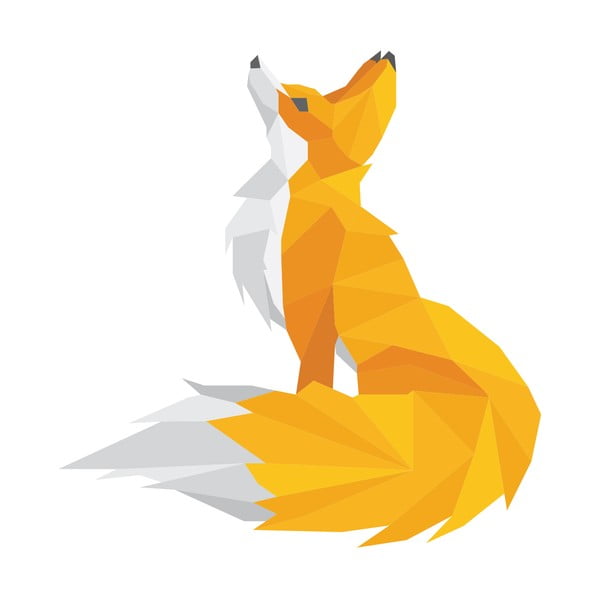 Samolepka Ambiance Origami Foxie-image-2