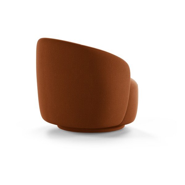 Otočné kreslo v tehlovej farbe Letizia – Micadoni -image-2