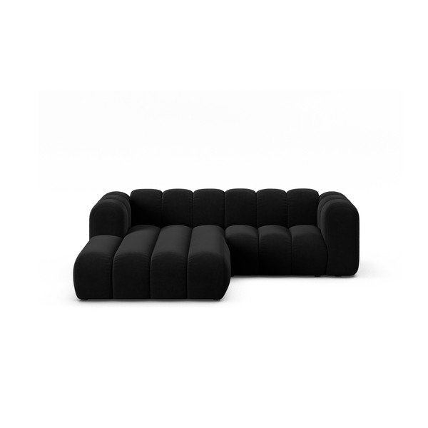 Antracitová rohová pohovka (ľavý roh) Lupine – Micadoni Home