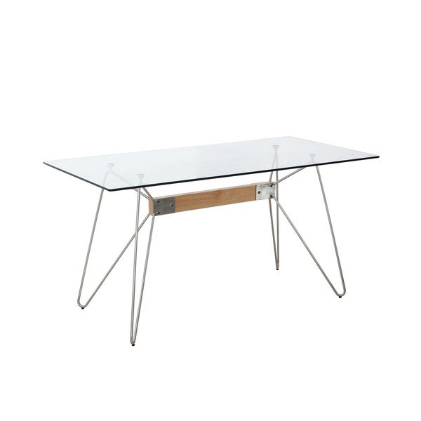 Jedálenský stôl s čiernymi nohami Marckeric Nicole, 160 x 90 cm-image-3