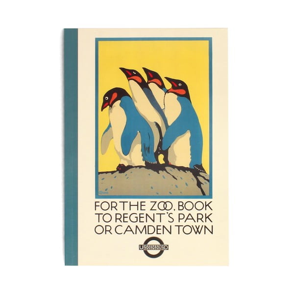 Zápisník 60 str. formát A5 For the Zoo – Rex London
