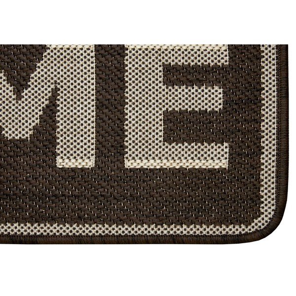 Hnedá rohožka Hanse Home Weave Smiley Welcome, 50 x 80 cm-image-1