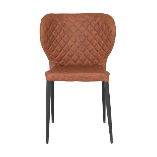 Koňakovohnedé jedálenské stoličky v súprave 4 ks Pisa – House Nordic-image-3