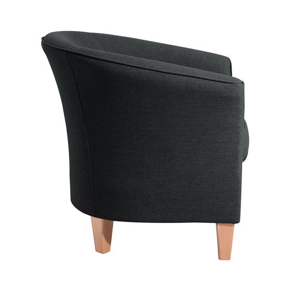 Čierne kreslo Max Winzer Livia Black-image-2