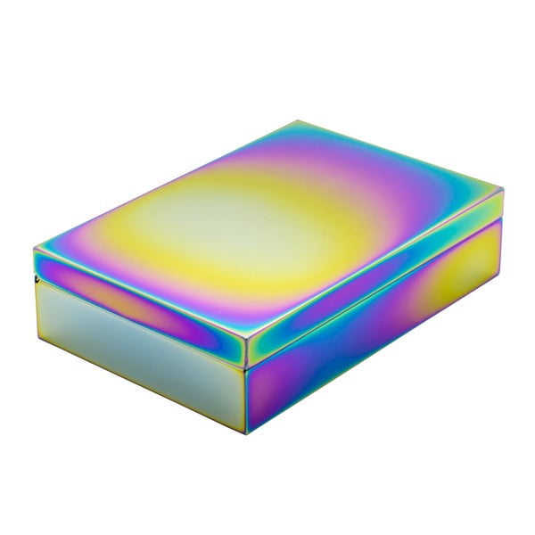 Úložný box s farebnými odleskami Lund London Luxe, šírka 21,9 cm