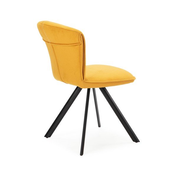 Žlté jedálenské stoličky v súprave 2 ks Simbra – Marckeric-image-3