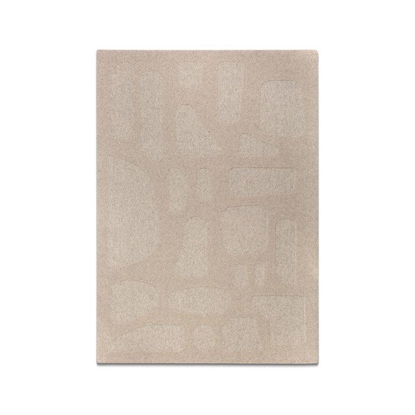 Taupe vlnený koberec 160x230 cm Archipelagio – Micadoni 