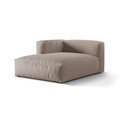 Béžový modul pohovky (ľavý roh) Martina – Micadoni Home