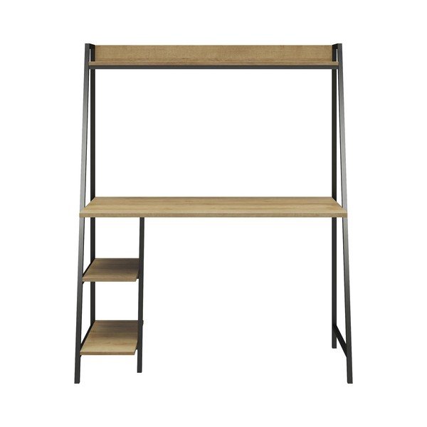 Pracovný stôl nástenný v dekore duba 50x110 cm Bushwick – Novogratz