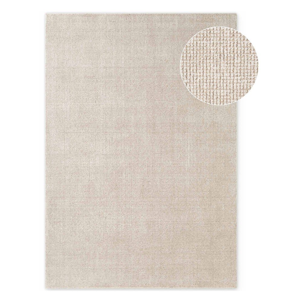 E-shop Krémový ručne tkaný vlnený koberec 120x170 cm Greenwich – Ted Baker
