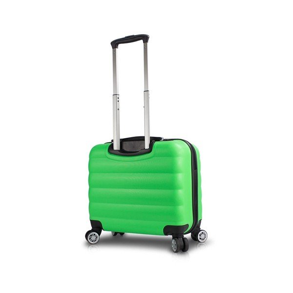 Zelený cestovný kufor na kolieskach s USB portom My Valice COLORS RESSNO Cabin Suitcase