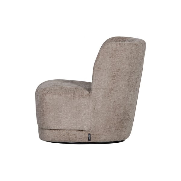 Svetlohnedé zamatové kreslo Atty – WOOOD-image-3