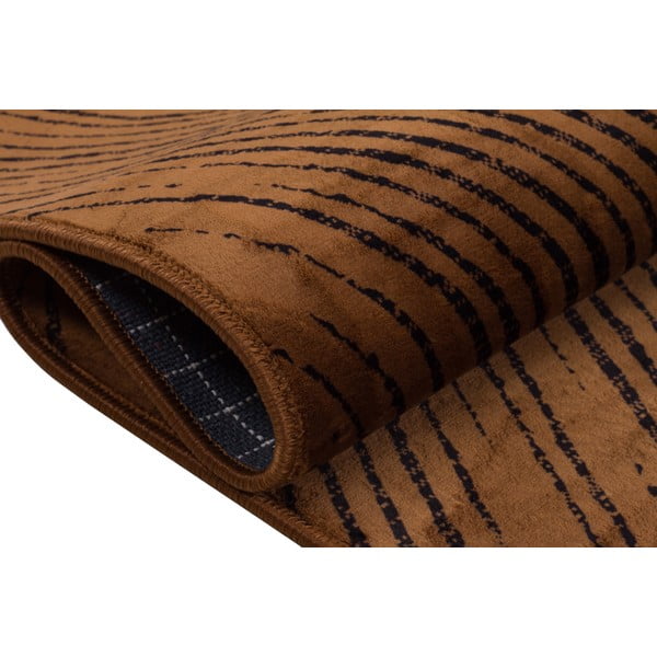 Hnedý umývateľný koberec 180x120 cm - Vitaus-image-3