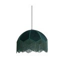 Závesné svietidlo v petrolejovej farbe s textilným tienidlom ø 50 cm Malacia – Light & Living
