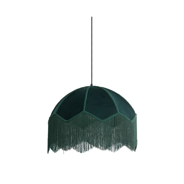 Závesné svietidlo v petrolejovej farbe s textilným tienidlom ø 50 cm Malacia – Light & Living-image-2