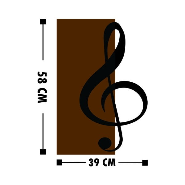 Nástenná dekorácia Wallity Treble Clef-image-4