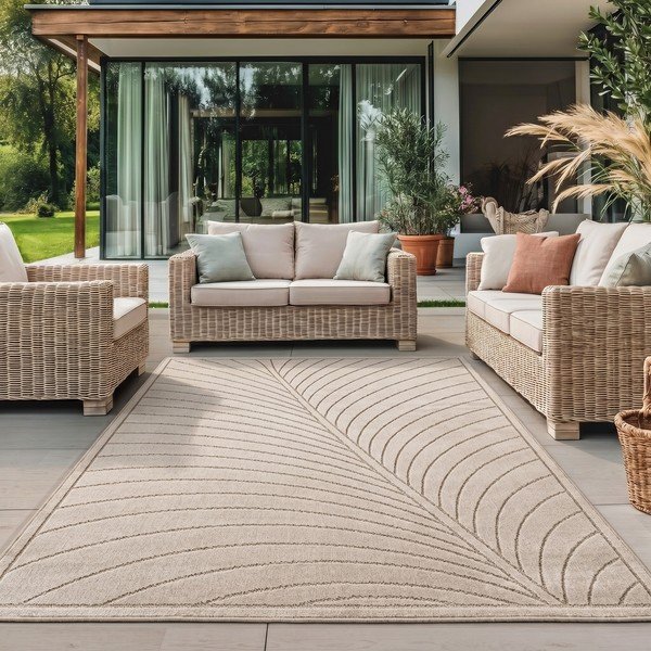 Béžový vnútorný a vonkajší koberec 160x230 cm Nova 1204 – Ayyildiz Carpets-image-1
