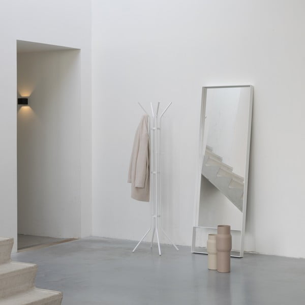 Biely kovový vešiak ø 40x170 cm Jessy – Spinder Design-image-1