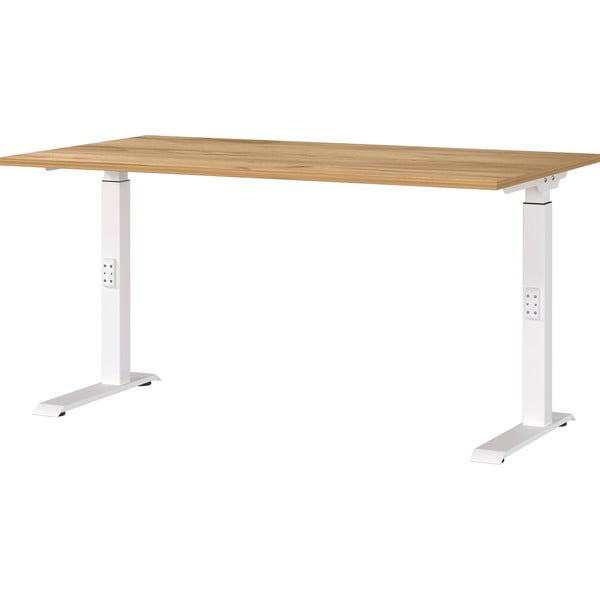 Pracovný stôl s nastaviteľnou výškou s doskou v dekore duba 80x140 cm Downey – Germania