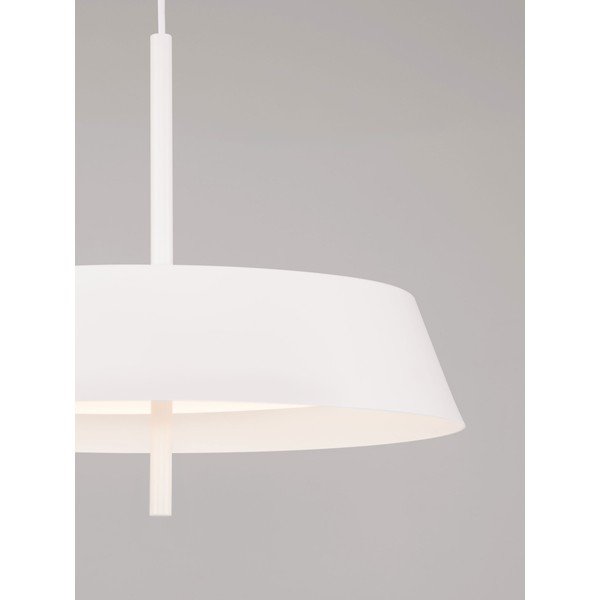 Biele hliníkové LED závesné svietidlo so stmievačom ø 45 cm Velio – Nova Luce-image-3