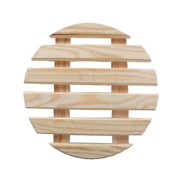 Drevený pojazdný podstavec pod kvetináč ø 29 cm (výška  8 cm) Indoor – Esschert Design-image-3