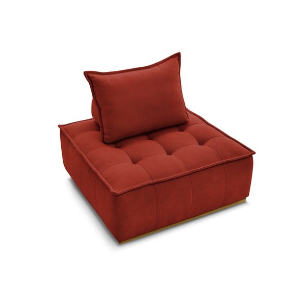 Ženilkové kreslo v tehlovej farbe Elisa – Bobochic Paris-image-4