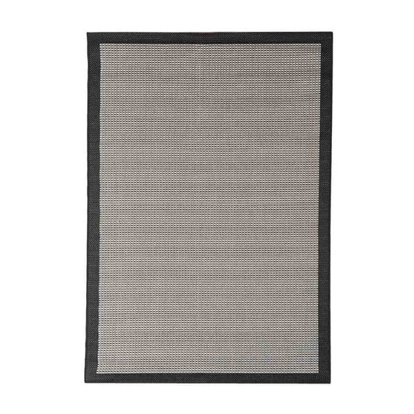 Čierny vonkajší koberec Floorita Chrome, 160 × 230 cm