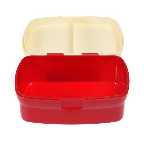 Červený/krémový detský desiatový box Prehistoric Land – Rex London-image-3