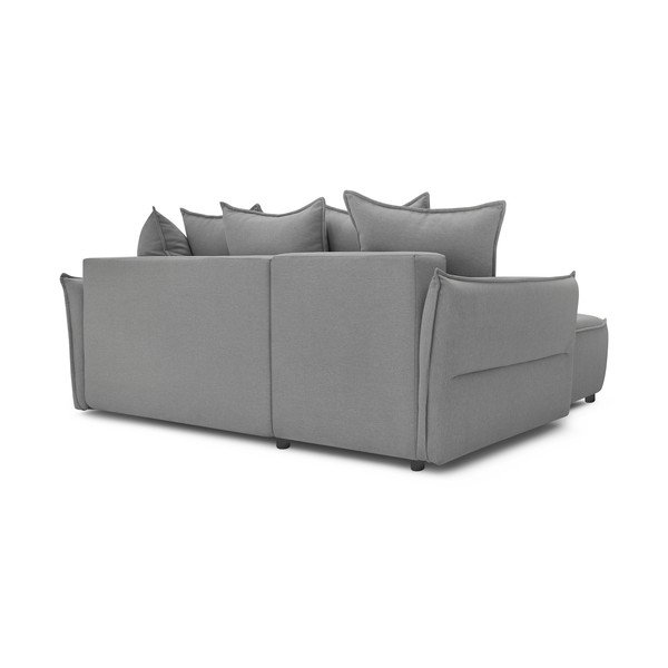 Svetlosivá rozkladacia rohová pohovka (ľavý roh) Leon – Bobochic Paris-image-4