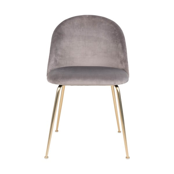 Svetlosivé zamatové jedálenské stoličky v súprave 2 ks Geneve – House Nordic-image-2