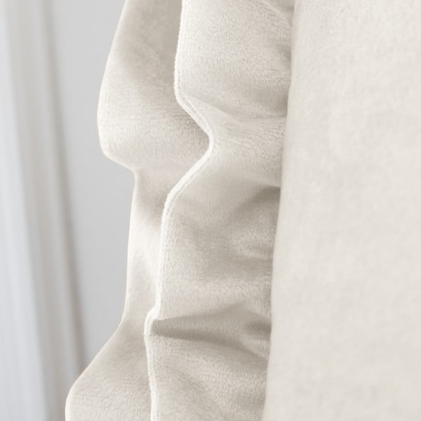 Zamatový dekoračný vankúš 43x43 cm Velvet Double Frill – Catherine Lansfield-image-3