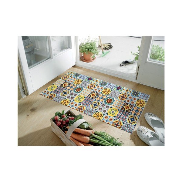 Vysokoodolný behúň Webtappeti Azulejo, 58 x 240 cm-image-1