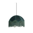 Závesné svietidlo v petrolejovej farbe s textilným tienidlom ø 50 cm Malacia – Light & Living