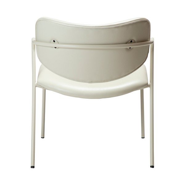 Krémovobiele kreslo z imitácie kože Zed – DAN-FORM Denmark-image-4