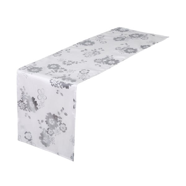 Behúň na stôl Unimasa Deed Polyester White, 45 x 150 cm
