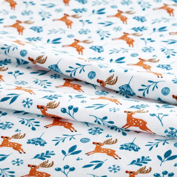 Flanelové obliečky na dvojlôžko AmeliaHome Snuggy Northpole, 200 x 200 cm-image-1