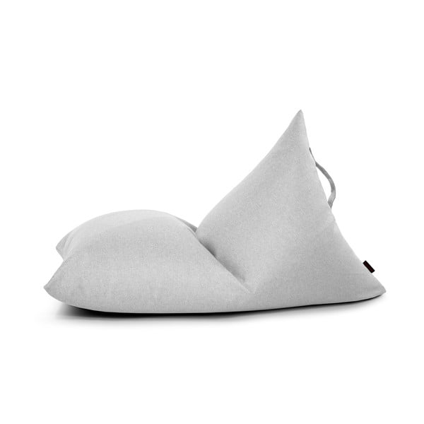 Svetlosivý detský sedací vak Razzy – SLOWDOWN