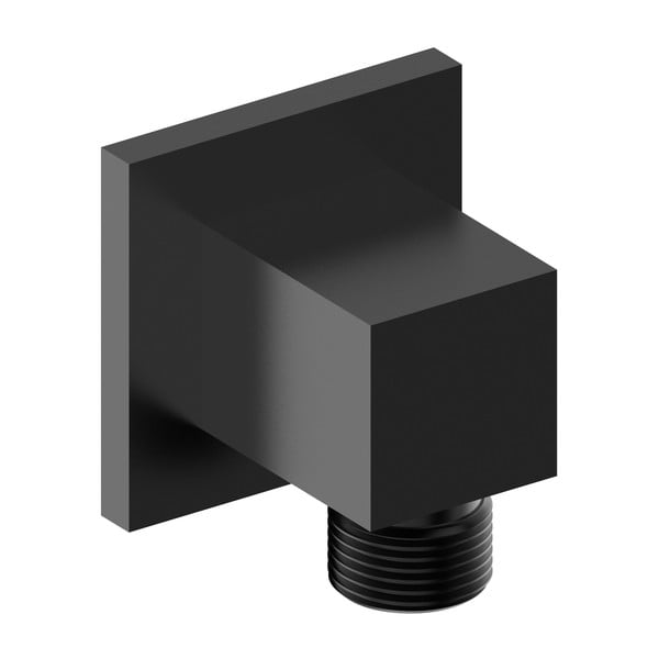 Matne čierny mosadzný diel na pripojenie sprchy – Sapho