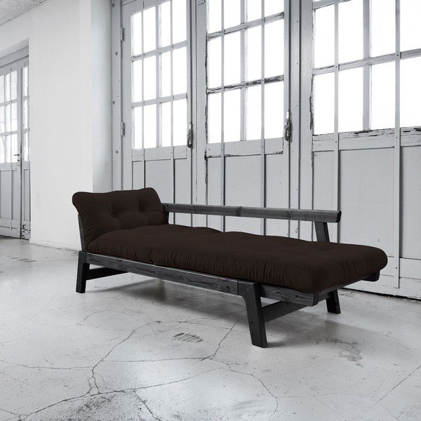 Rozkladacia pohovka Karup Step Black/Brown-image-3