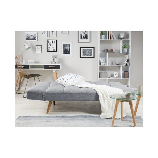 Svetlosivá rozkladacia pohovka Monobeli Nancy-image-3